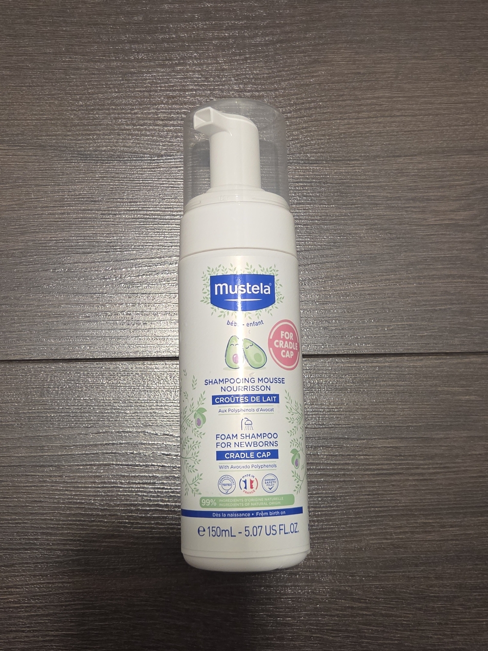 Mustela Foam Shampoo for Newborns Cradle Cap